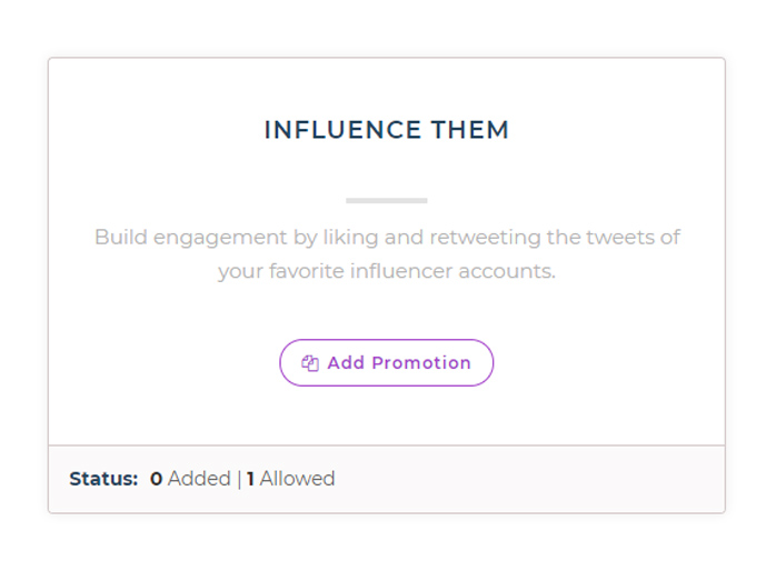 tweetfull influence them Campaign