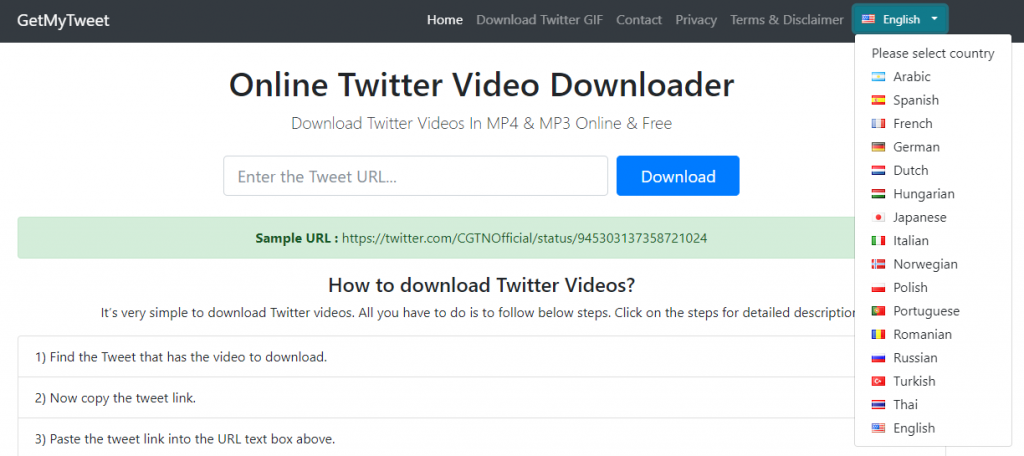Get my tweet - twitter video downloader - tweetfull-twitter automation tool