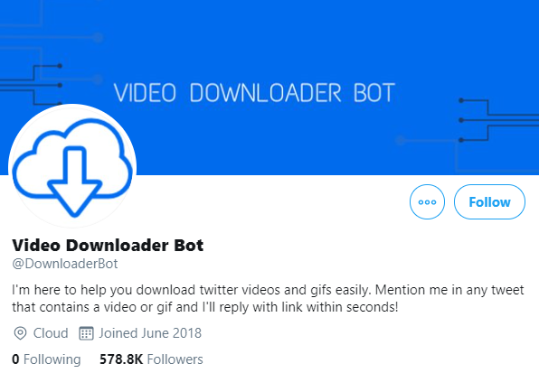 video downloader bot - twitter video downloader -  tweetfull-twitter automation tool