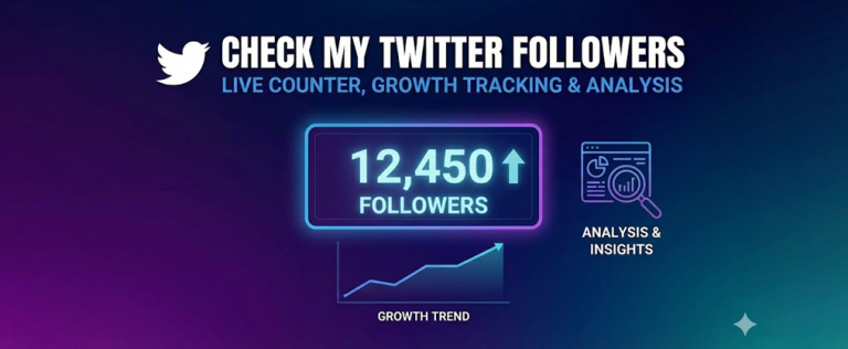 Check My Twitter Followers: Live Counter, Growth Tracking & Analysis