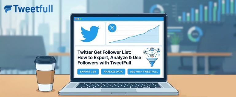 Twitter Get Follower List: How to Export, Analyze & Use Followers with TweetFull