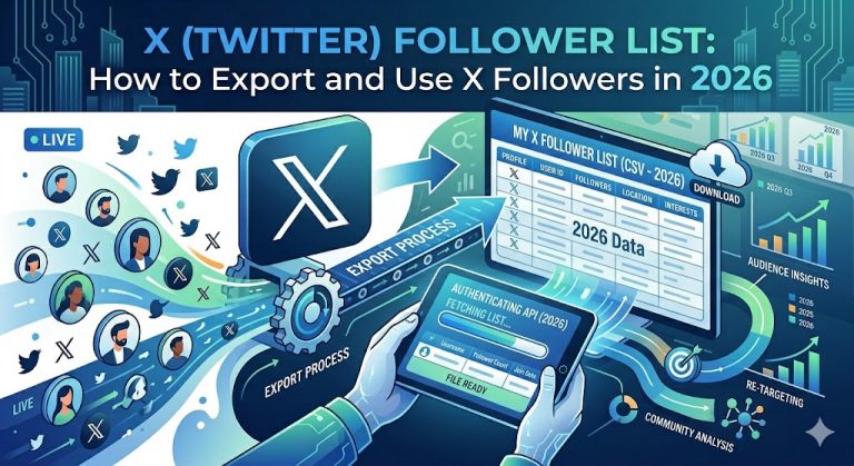 Twitter Get Follower List: How to Export and Use X Followers in 2026