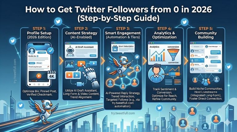 How to Get Twitter Followers from 0 in 2026 (Step-by-Step Guide)