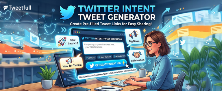 Twitter Intent Tweet Generator