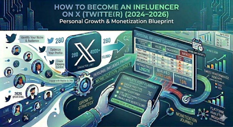 How to Become an Influencer on Twitter (X) in 2024–2026