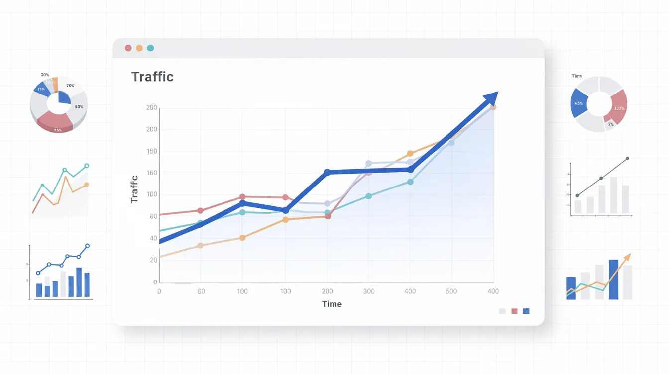 The image depicts a growth chart illustrating upward trending analytics data, highlighting key metrics such as follower growth and engagement rate, essential for social media marketers to assess their Twitter performance. This chart serves as a visual representation of analytics tools used to measure performance and track audience growth over a specific date range.