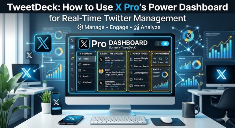 TweetDeck: How to Use X Pro’s Power Dashboard for Real-Time Twitter Management