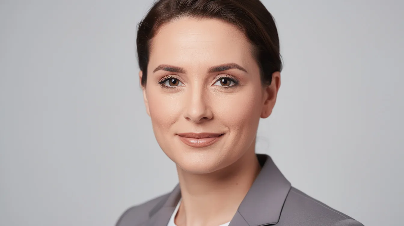 The image features a professional headshot of a person against a clean background, well-lit and cropped at the shoulders, ideal for use as a profile picture on social media platforms like Twitter. This headshot can enhance personal branding and engagement with followers on social networking sites.