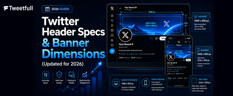 Twitter Header Specs & Banner Dimensions (Updated for 2026)