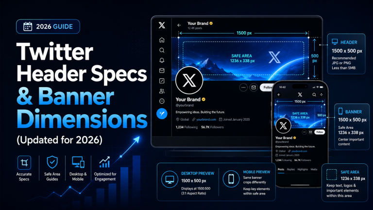 Twitter Header Specs & Banner Dimensions (Updated for 2026)