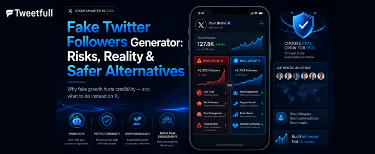 Fake Twitter Followers Generator: Risks, Reality & Safer Alternatives