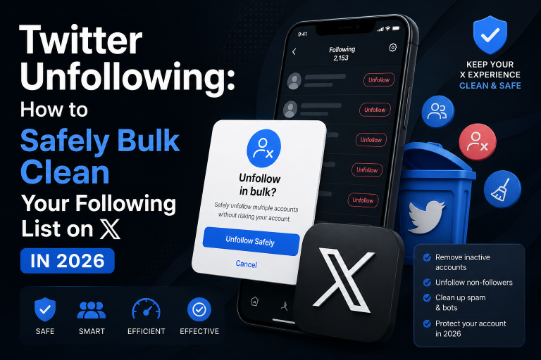 Twitter Unfollowing: How to Safely Bulk Clean Your Following List on X in 2026