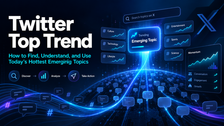 Twitter Top Trend: How to Find, Understand, and Use Today’s Hottest Emerging Topics