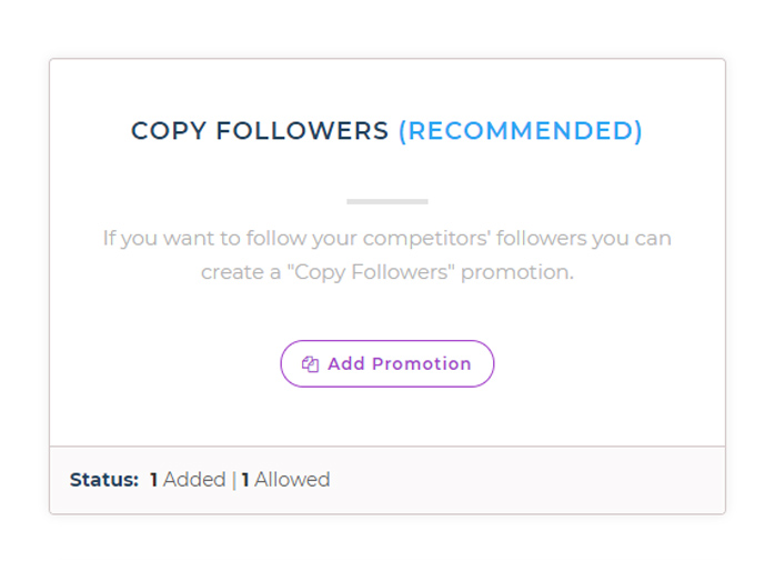 tweetfull - create copy follower Campaigns